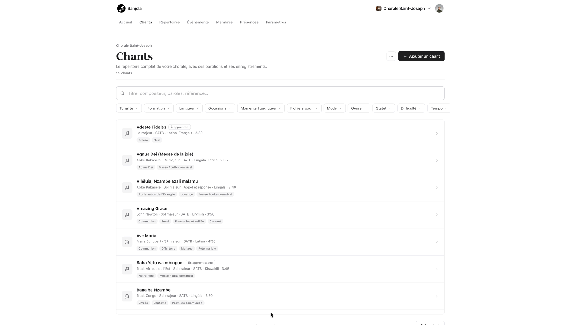 Chants