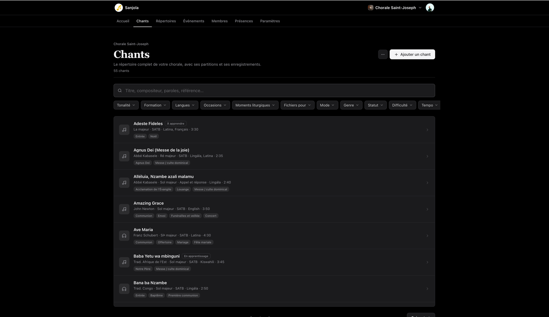 Chants