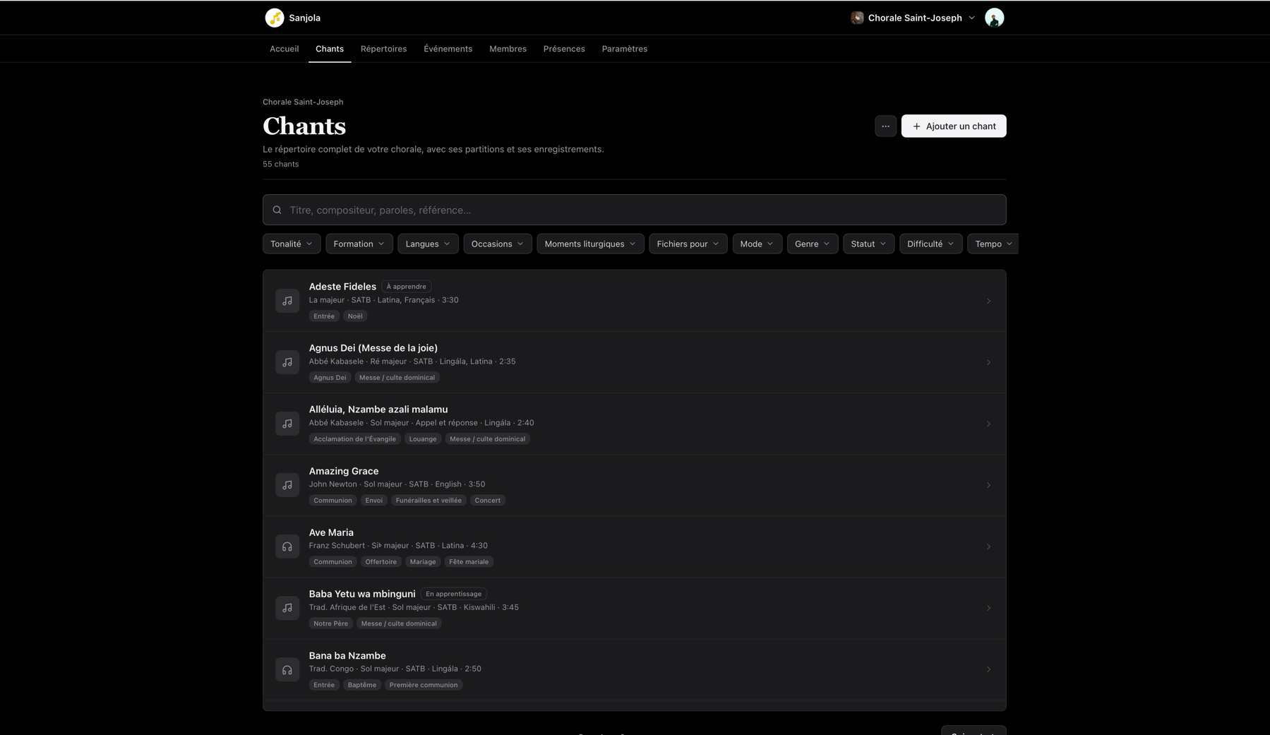 Chants